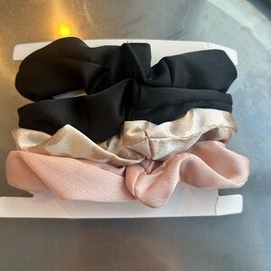 Satin Hair Scrunchies Set